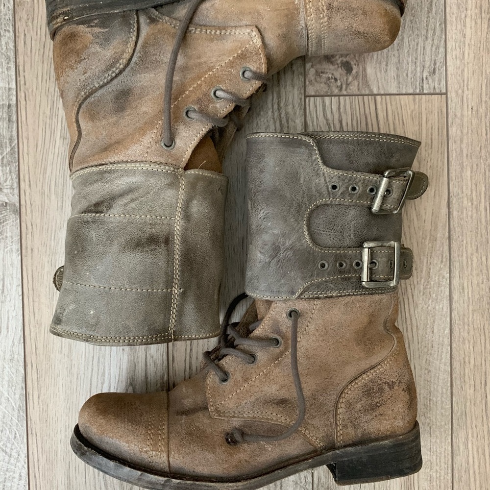 Allsaints distressed boots